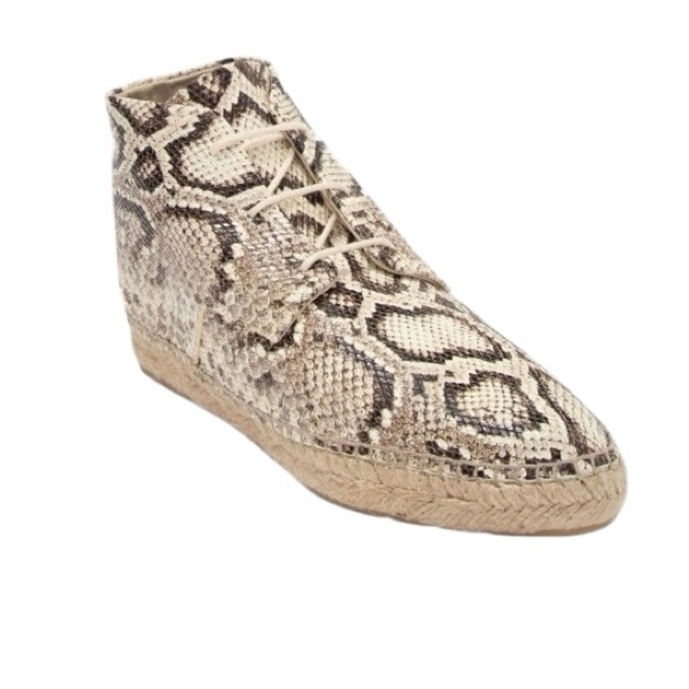 Freda Salvador Harper Espadrille Chuka Leather Boot 40 New in Box